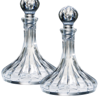 Pair of Crystal Cruets K-944