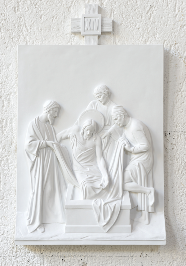 Stations of the Cross DEM-1370_14 White Marble Finish