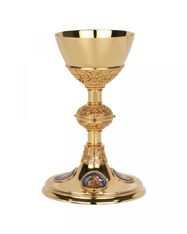 Chalice & 6 1/4” Scale Paten with Ring MOL-2435