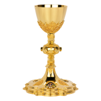 Chalice & 6 1/4” Scale Paten with Ring MOL-2455