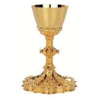 Chalice & 6 1/4” Scale Paten with Ring MOL-2470