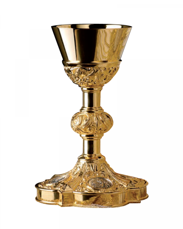 Chalice & 6 1/4” Scale Paten with Ring MOL-2475