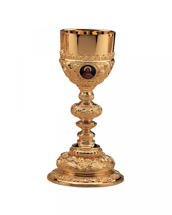 Chalice & 6 1/4” Scale Paten with Ring MOL-2502