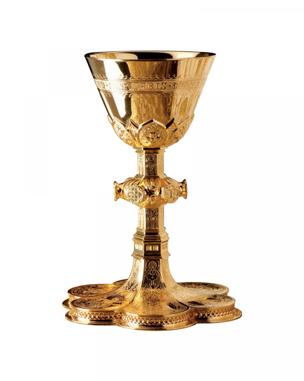 Chalice & 6 1/4” Scale Paten with Ring MOL-2990