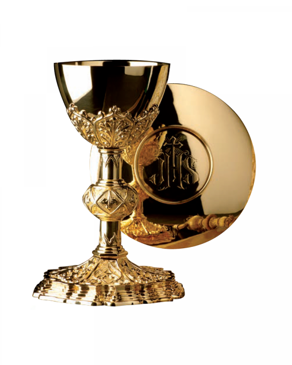 Chalice & 6 1/4” Scale Paten with Ring MOL-2995