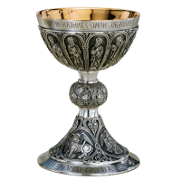 Chalice & 6 1/4” Scale Paten with Ring MOL-AS-197