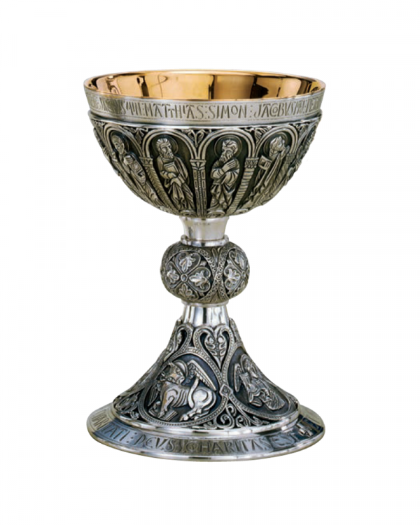 Chalice & 6 1/4” Scale Paten with Ring MOL-AS-197