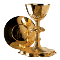 Chalice & 6 1/4” scale paten with ring MOL-2975