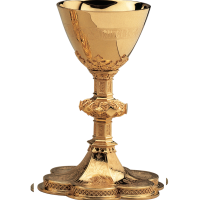 Chalice & 6 1/4” Scale Paten with Ring MOL-2937