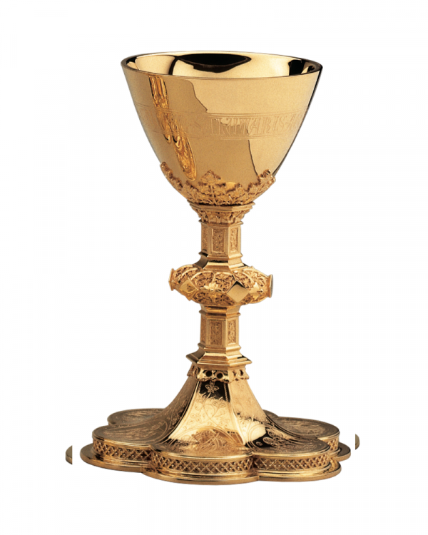 Chalice & 6 1/4” Scale Paten with Ring MOL-2937