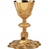 Chalice & 6 1/4” Scale Paten with Ring MOL-2938