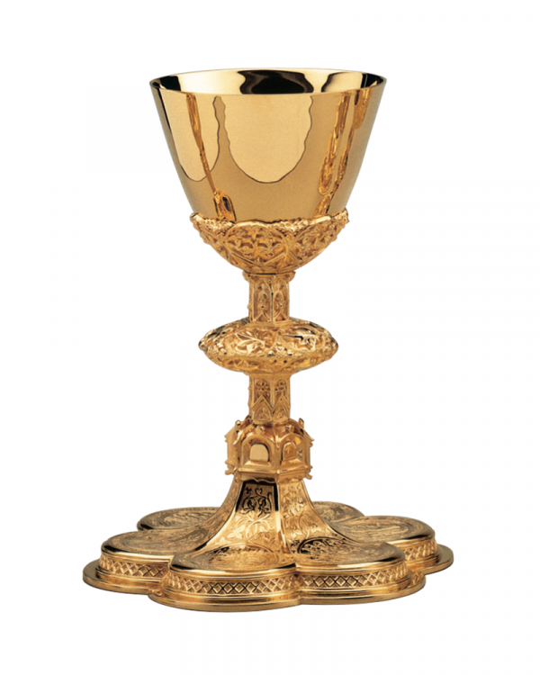 Chalice & 6 1/4” Scale Paten with Ring MOL-2938