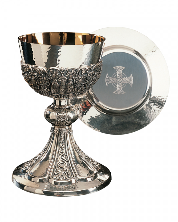 “The Byzantine”Chalice & 6 1/2” Dish Paten MOL-2320