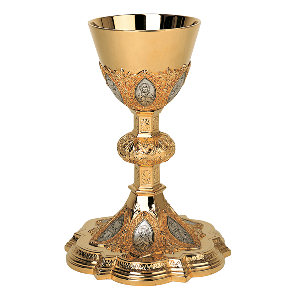 “The Apostles” Chalice & 6 1/4” Scale Paten with Ring - Sullivan's ...