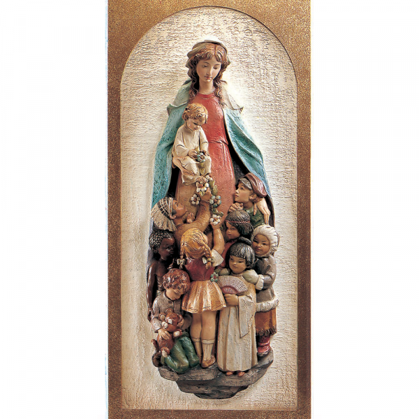 Blessed Mother with Child Jesus and the Children of the World DEM-780_34