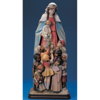 Blessed Mother with Child Jesus and the Children of the World DEM-780_34_FR