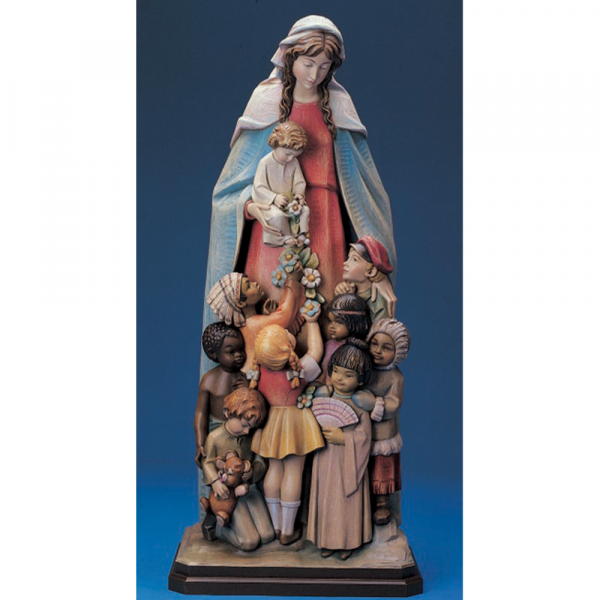 Blessed Mother with Child Jesus and the Children of the World DEM-780_34_FR