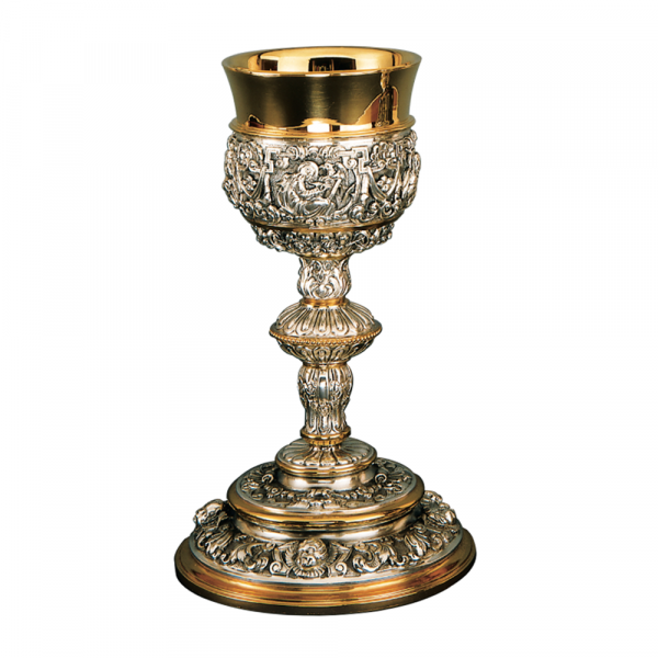 Chalice & 6 1/4” Scale Paten with Ring MOL-AS-199