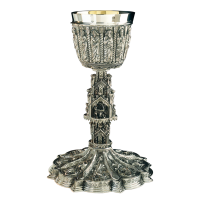 “The Gothic” Chalice & 6 1:2” Scale Paten with Ring MOL-2392