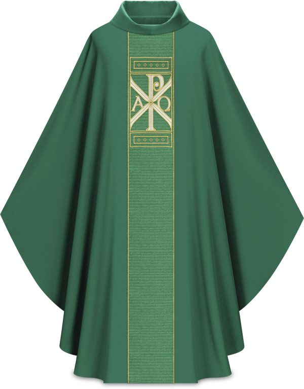 Gothic Chasuble Green