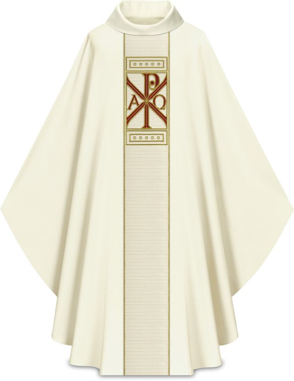 Gothic Chasuble White