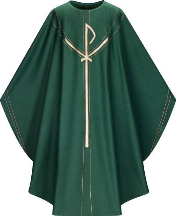 Gothic Chasuble Green